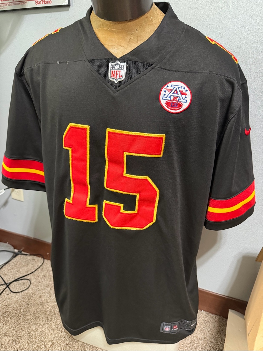 Nike NFL on Field Apparel Kansas City Chiefs Patrick Mahomes XXXL Jersey